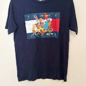Tommy Hilfiger Kids Navy Space Jam  T-Shirt